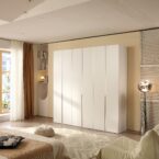 ארון דגם רן - 6 דלתות גוון לבן