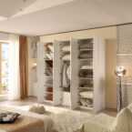 ארון דגם רן - 6 דלתות גוון לבן