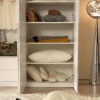 ארון דגם רן - 6 דלתות גוון לבן