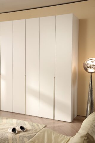 ארון דגם רן - 6 דלתות גוון לבן