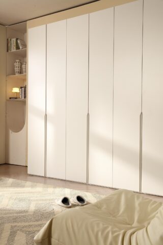 ארון דגם רן - 6 דלתות גוון לבן