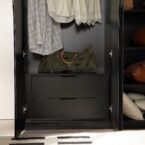 ארון דגם רן - 4 דלתות גוון שחור