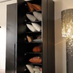 ארון דגם רן - 4 דלתות גוון שחור