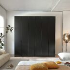 ארון דגם רן - 6 דלתות גוון שחור