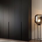 ארון דגם רן - 6 דלתות גוון שחור