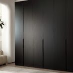 ארון דגם רן - 6 דלתות גוון שחור