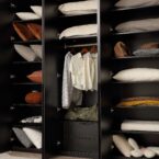 ארון דגם רן - 6 דלתות גוון שחור