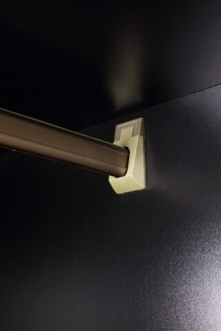 ארון דגם רן - 6 דלתות גוון שחור