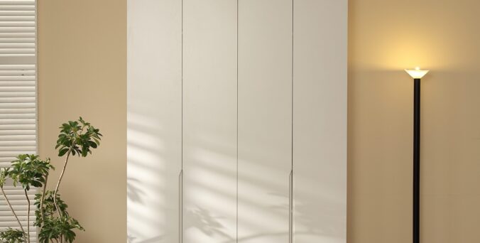 ארון דגם רן - 4 דלתות גוון לבן