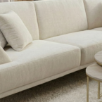 סלון דגם אייל פינתי בגוון שמנת