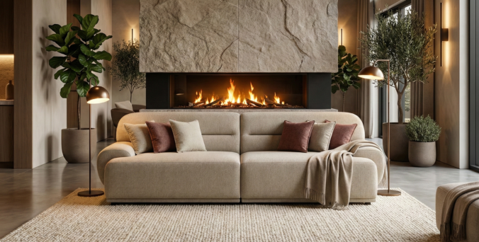 סלון דגם איתי בגוון אבן