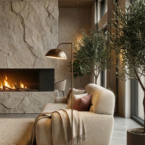 סלון דגם איתי בגוון אבן