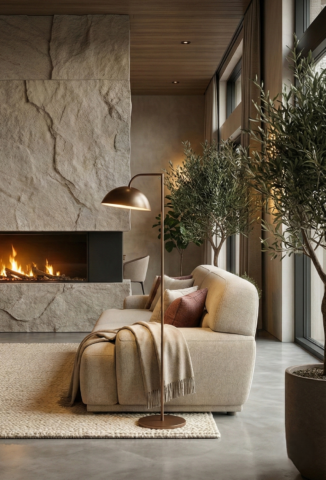 סלון דגם איתי בגוון אבן