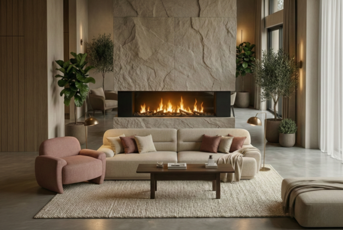 סלון דגם איתי בגוון אבן