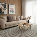 סלון דגם עומר בגוון שמנת