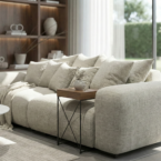 סלון דגם עמית בגוון שמנת