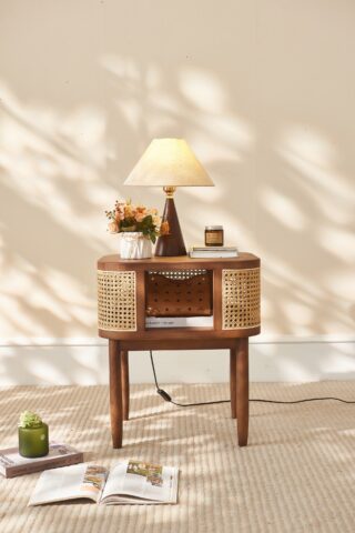 שידה דגם תמר - בגוון אגוז כהה