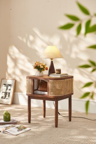 שידה דגם תמר - בגוון אגוז כהה