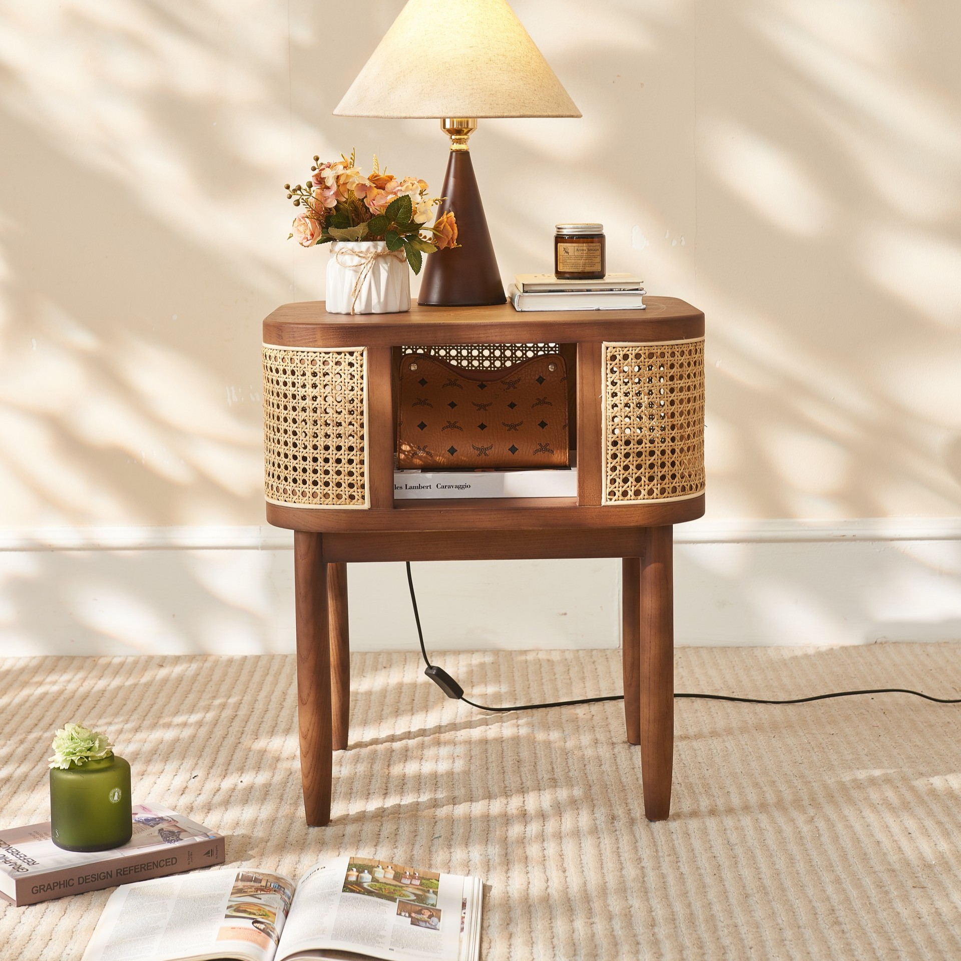 שידה דגם תמר - בגוון אגוז כהה