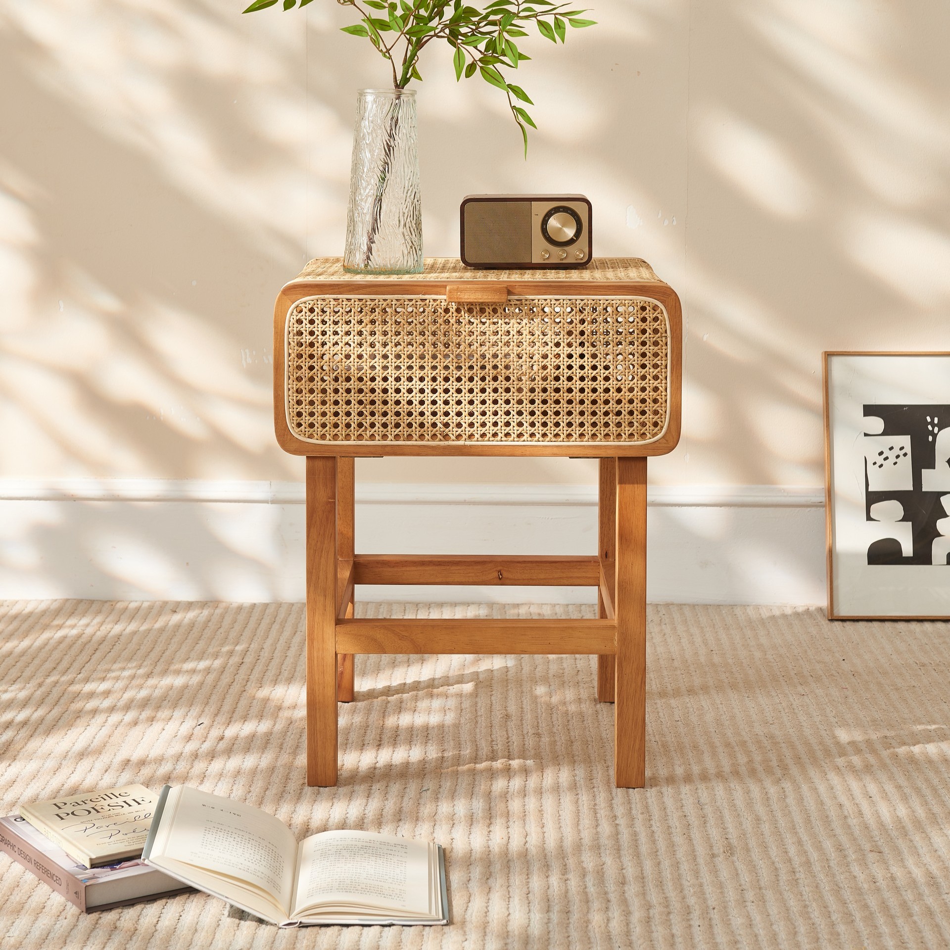 שידה דגם גליל - בגוון אלון טבעי