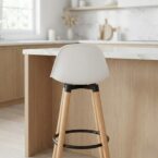 כיסא בר דגם ליאור לבן