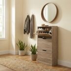 ארון נעליים דגם איתן בגוון שיטה