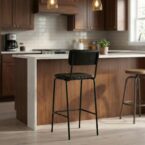 כיסא בר דגם ניס שחור