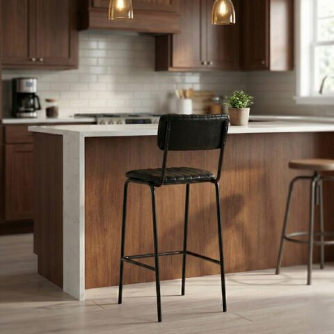 כיסא בר דגם ניס שחור