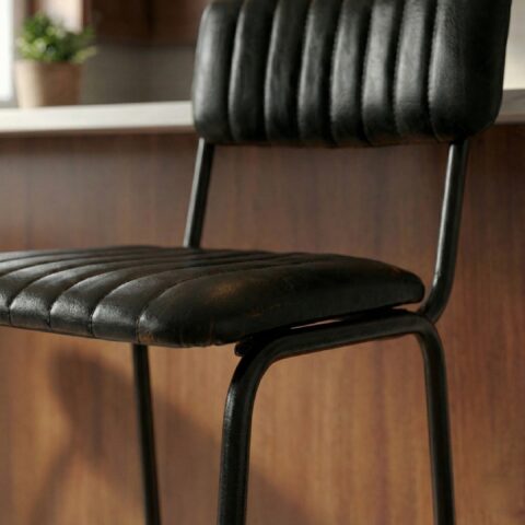 כיסא בר דגם ניס שחור