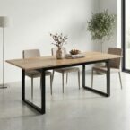 שולחן דגם דור בגוון אלון טבעי