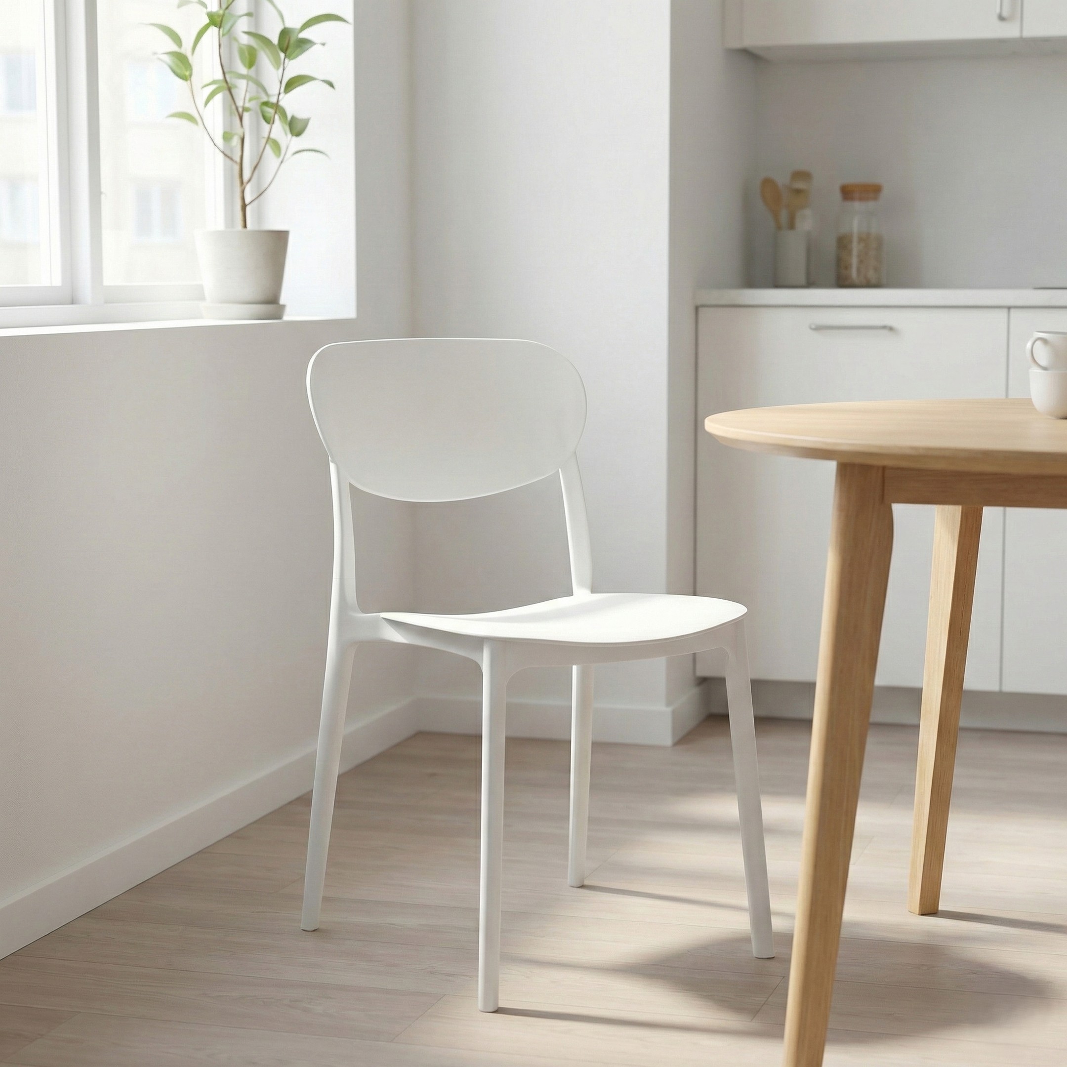 כיסא דגם סוזן לבן