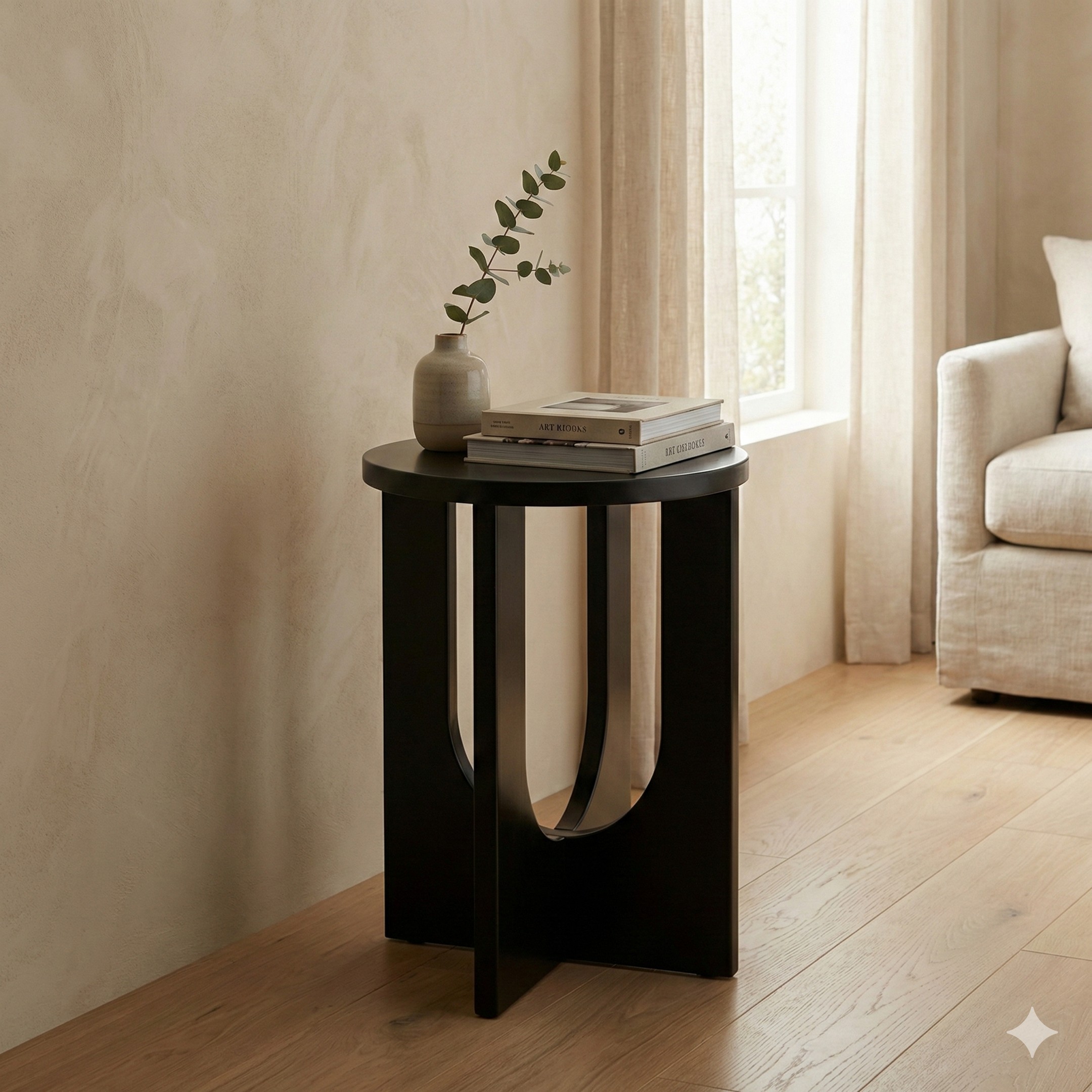 שידה דגם סאן שחור