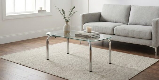 שולחן סלון דגם גלאס