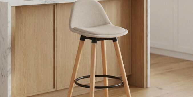 כיסא בר דגם ליאור אפור