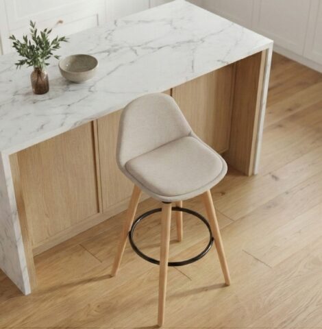 כיסא בר דגם ליאור אפור