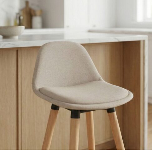 כיסא בר דגם ליאור אפור