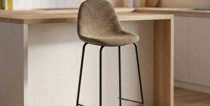 כיסא בר דגם אטלס חום