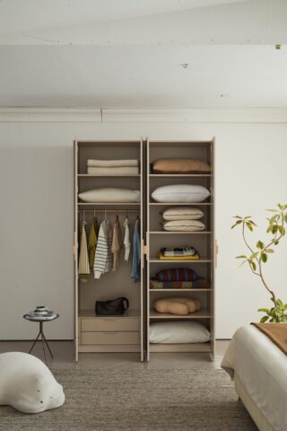 ארון דגם בראשית - 4 דלתות גוון סהרה