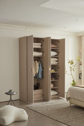 ארון דגם בראשית - 4 דלתות גוון סהרה