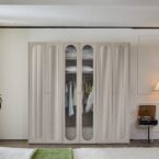 ארון דגם דניאל - 6 דלתות גוון סהרה + תאורה