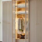 ארון דגם דניאל - 6 דלתות גוון סהרה + תאורה