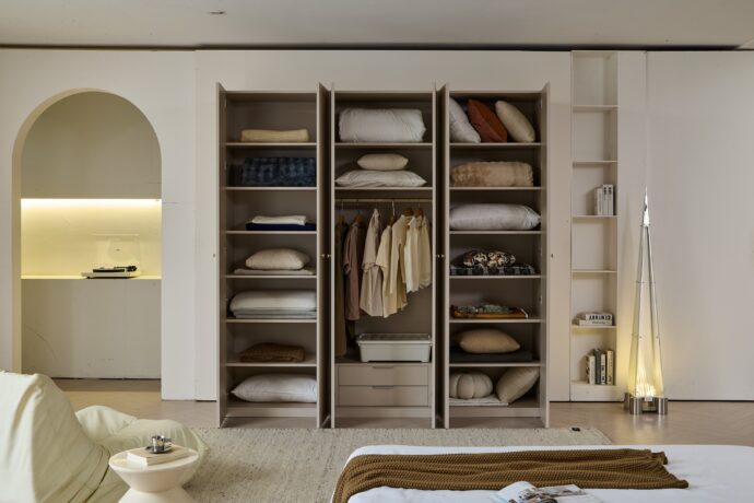 ארון דגם אופל - 6 דלתות גוון סהרה