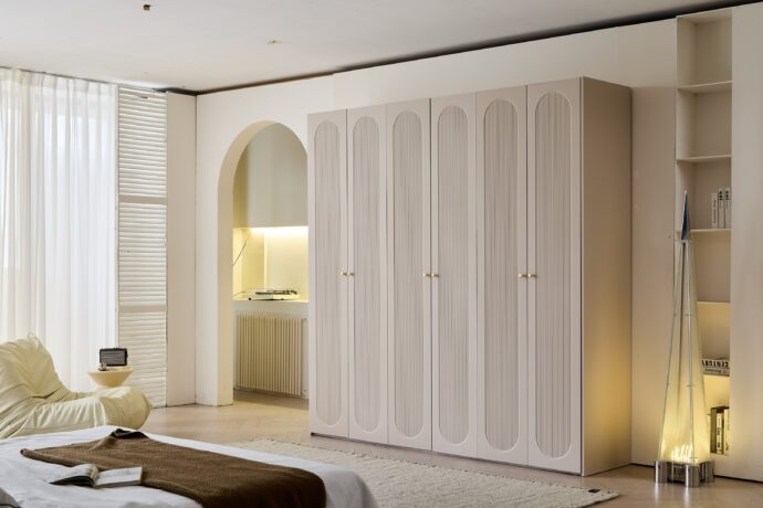 ארון דגם אופל - 6 דלתות גוון סהרה