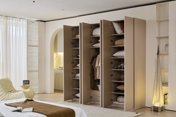 ארון דגם אופל - 6 דלתות גוון סהרה