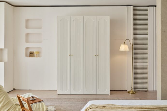 ארון דגם אופל - 4 דלתות גוון שמנת