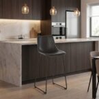 כיסא בר דגם סינדי שחור