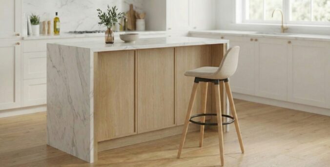 כיסא בר דגם ליאור אפור