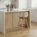 כיסא בר דגם ליאור אפור