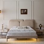 מיטה דגם איביזה - אפור + מזרן מתנה