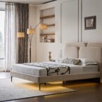 מיטה דגם איביזה - אפור + מזרן מתנה